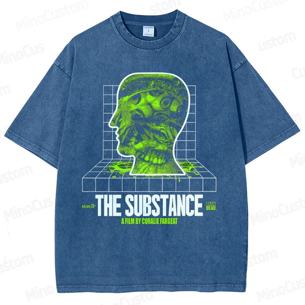 The Substance Movie Graphic Washed T - Shirt