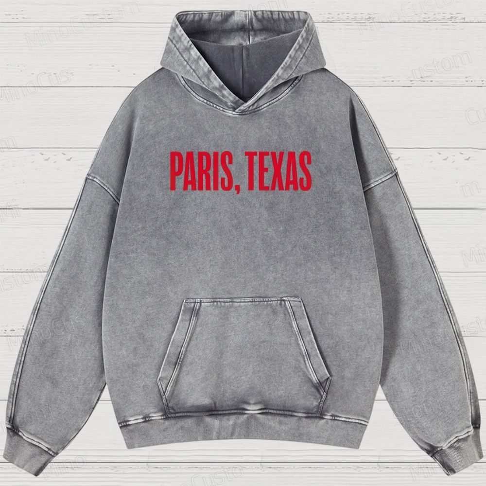 Paris, Texas Movie Graphic Washed Hoodie