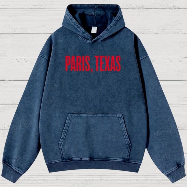 Paris, Texas Movie Graphic Washed Hoodie