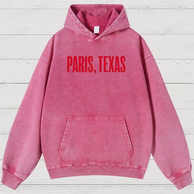 Paris, Texas Movie Graphic Washed Hoodie