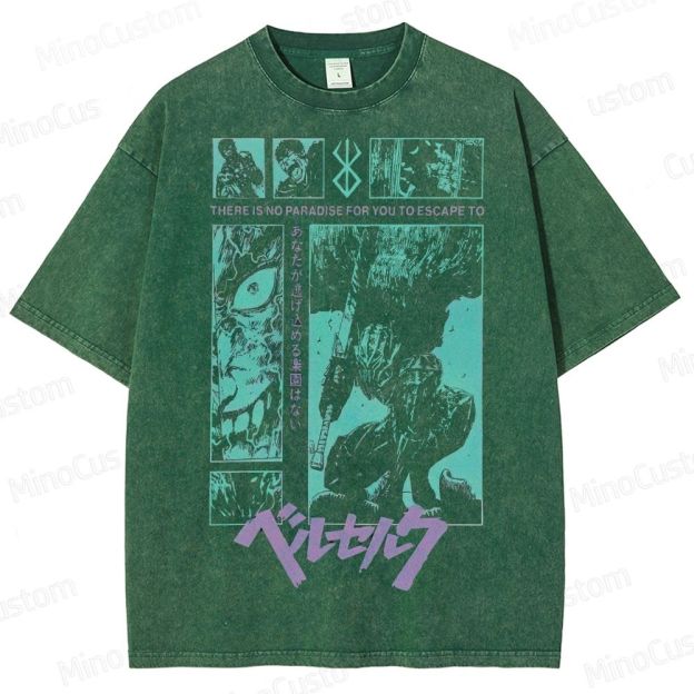 Berserk Manga Panel  Washed T-Shirt 