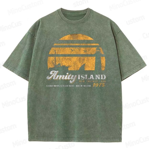 Summer of '75 Shark Horror Washed T-Shirt