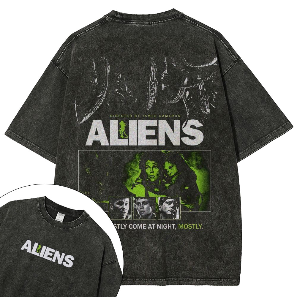 James Cameron Sci-Fi Horror Washed T-Shirt