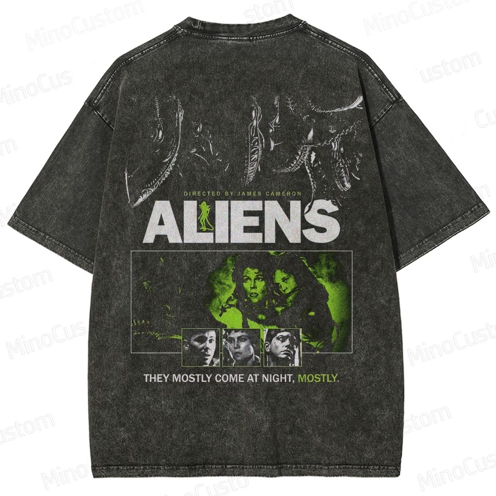 James Cameron Sci-Fi Horror Washed T-Shirt