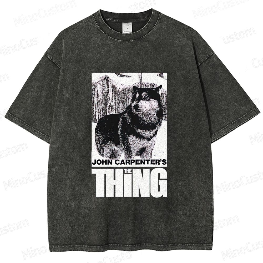 John Carpenter's The Thing Movie Graphic Washed T - Shirt