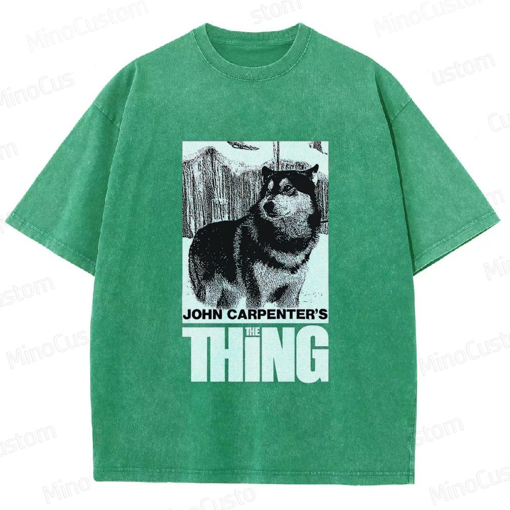 John Carpenter's The Thing Movie Graphic Washed T - Shirt