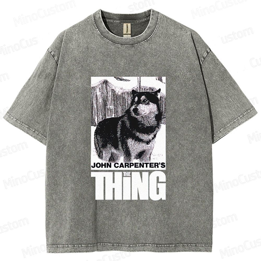 John Carpenter's The Thing Movie Graphic Washed T - Shirt