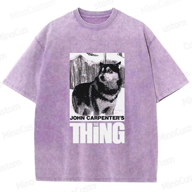 John Carpenter's The Thing Movie Graphic Washed T - Shirt
