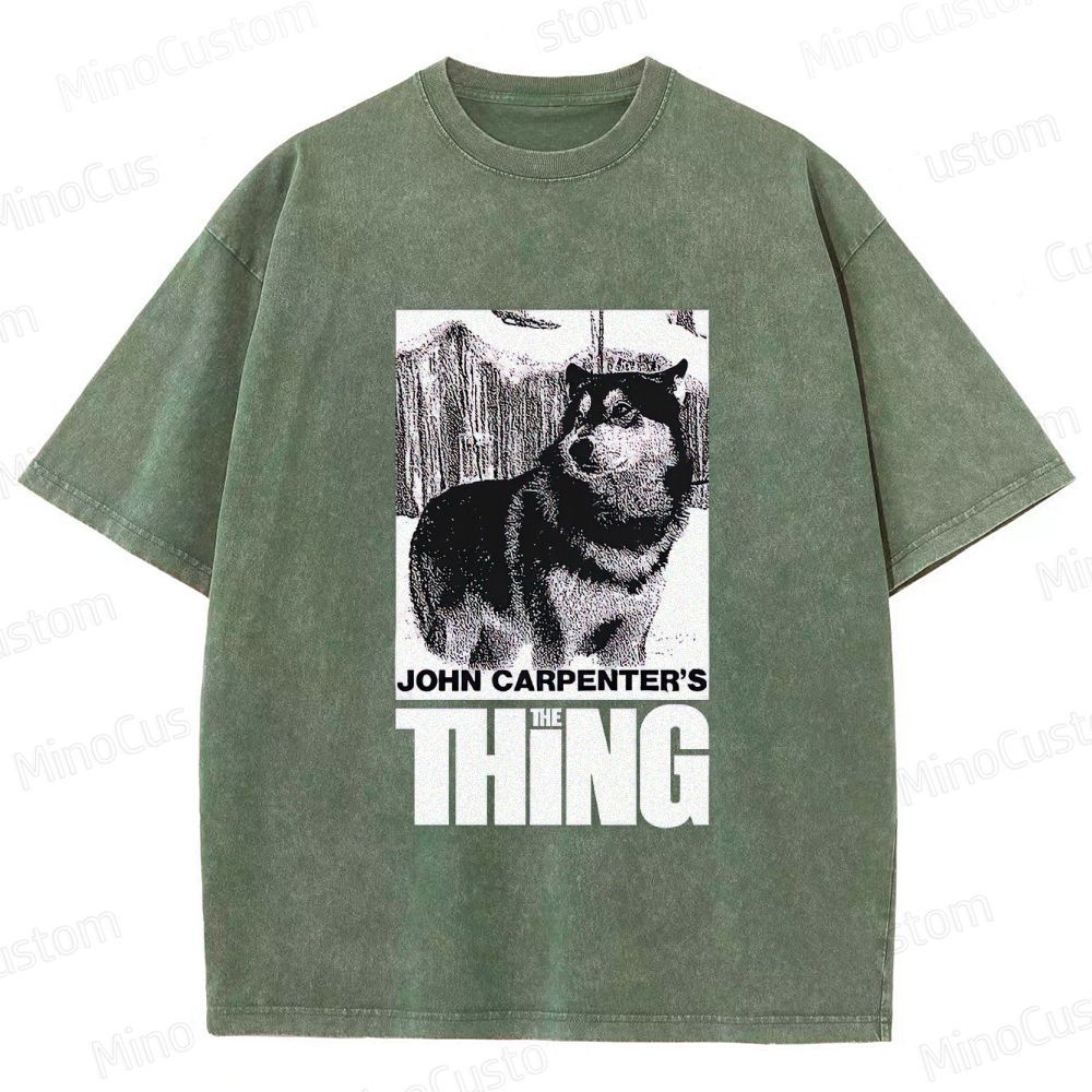 John Carpenter's The Thing Movie Graphic Washed T - Shirt