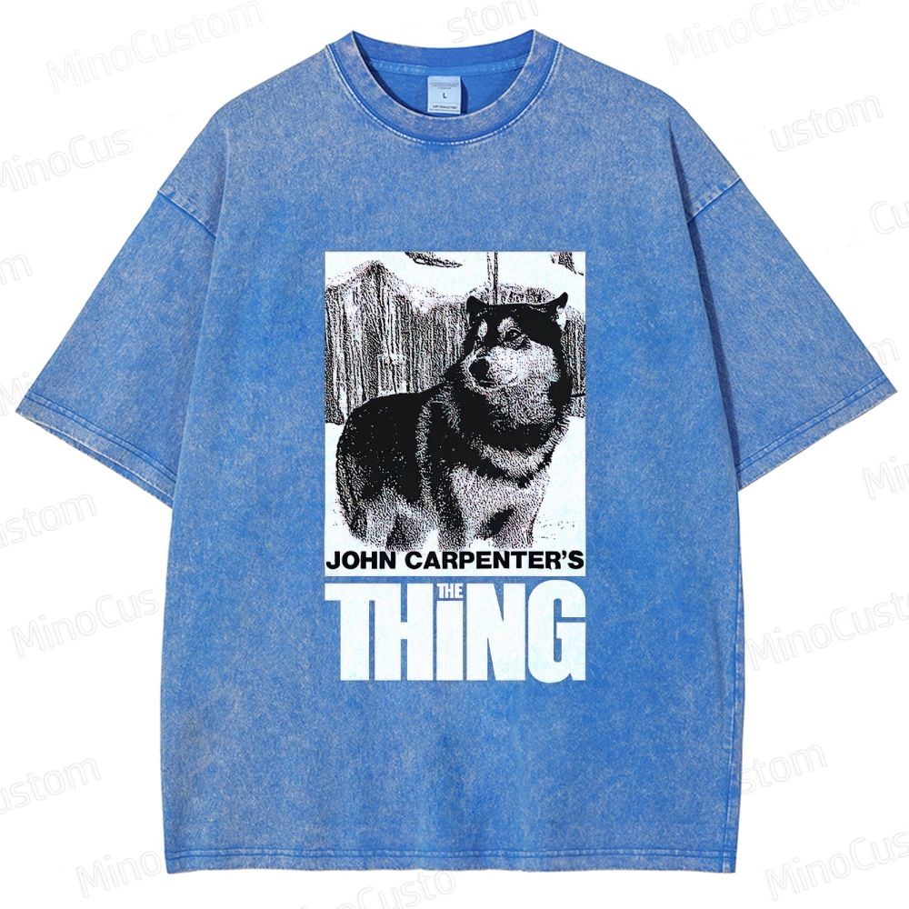 John Carpenter's The Thing Movie Graphic Washed T - Shirt