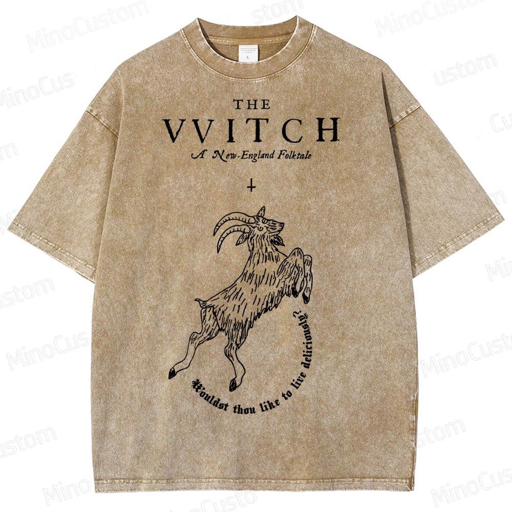 Wouldst Thou Like To Live Deliciously? Washed T-Shirt