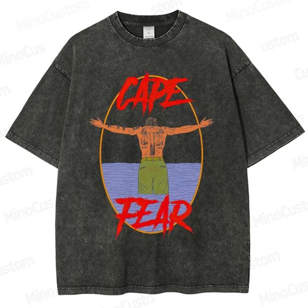 Cape Fear Movie Graphic Washed T - Shirt