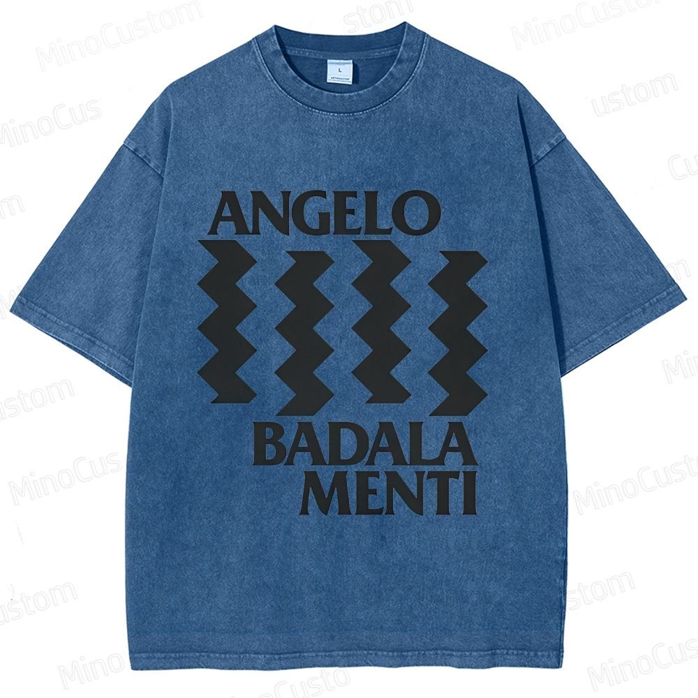 Angelo Badalamenti Graphic Washed T - Shirt