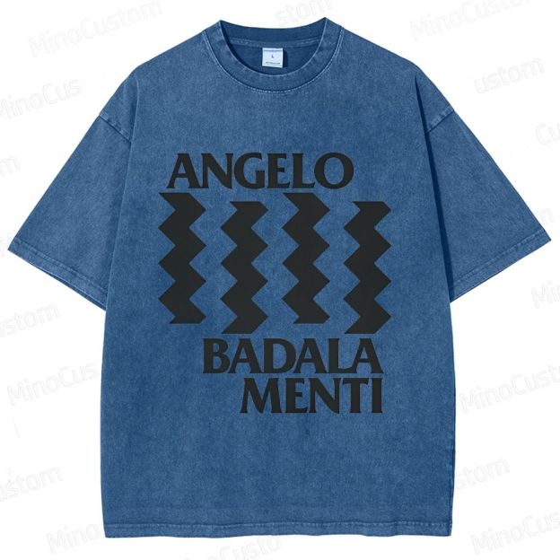 Angelo Badalamenti Graphic Washed T - Shirt