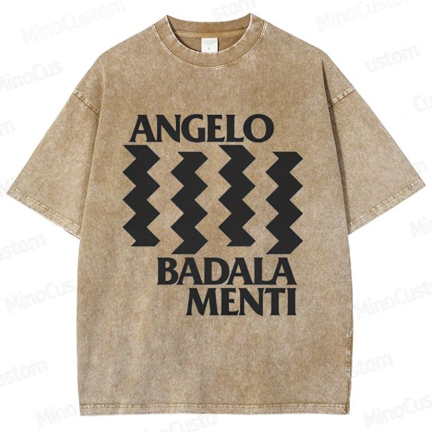 Angelo Badalamenti Graphic Washed T - Shirt