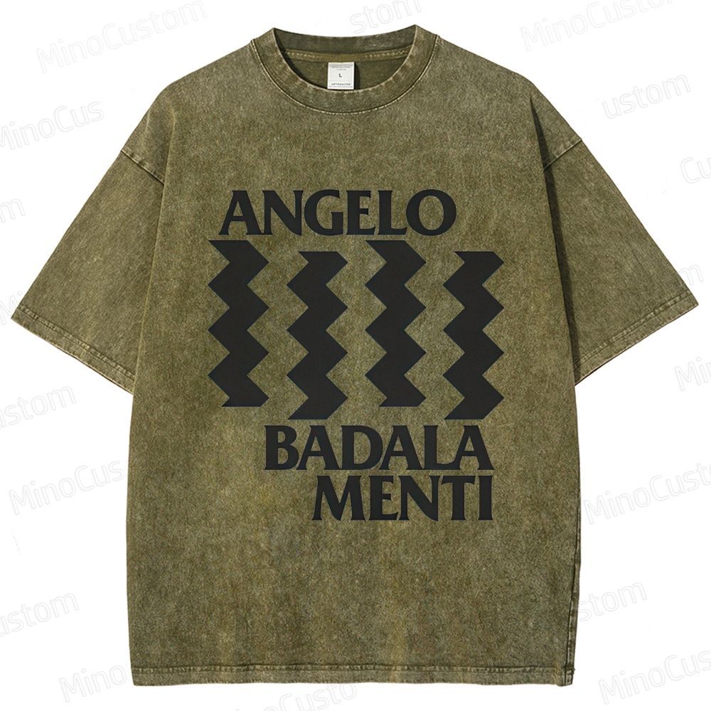 Angelo Badalamenti Graphic Washed T - Shirt
