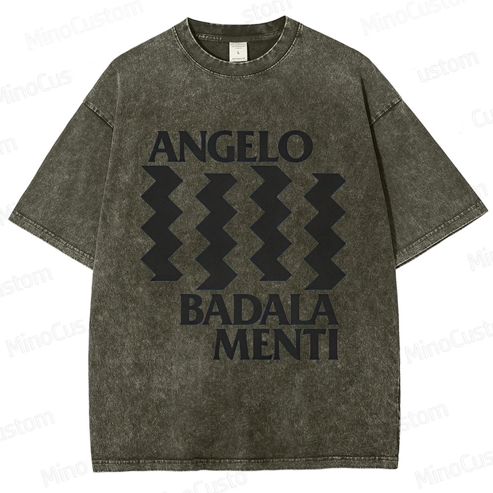 Angelo Badalamenti Graphic Washed T - Shirt