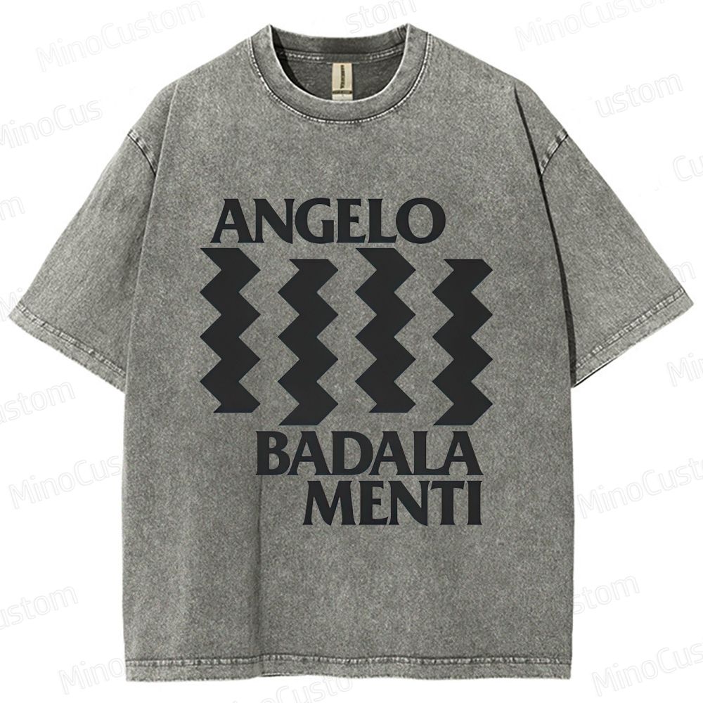 Angelo Badalamenti Graphic Washed T - Shirt