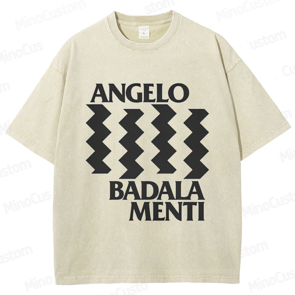 Angelo Badalamenti Graphic Washed T - Shirt