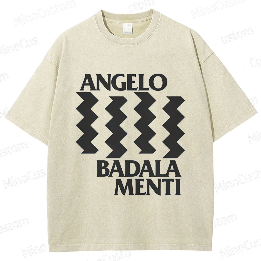 Angelo Badalamenti Graphic Washed T - Shirt