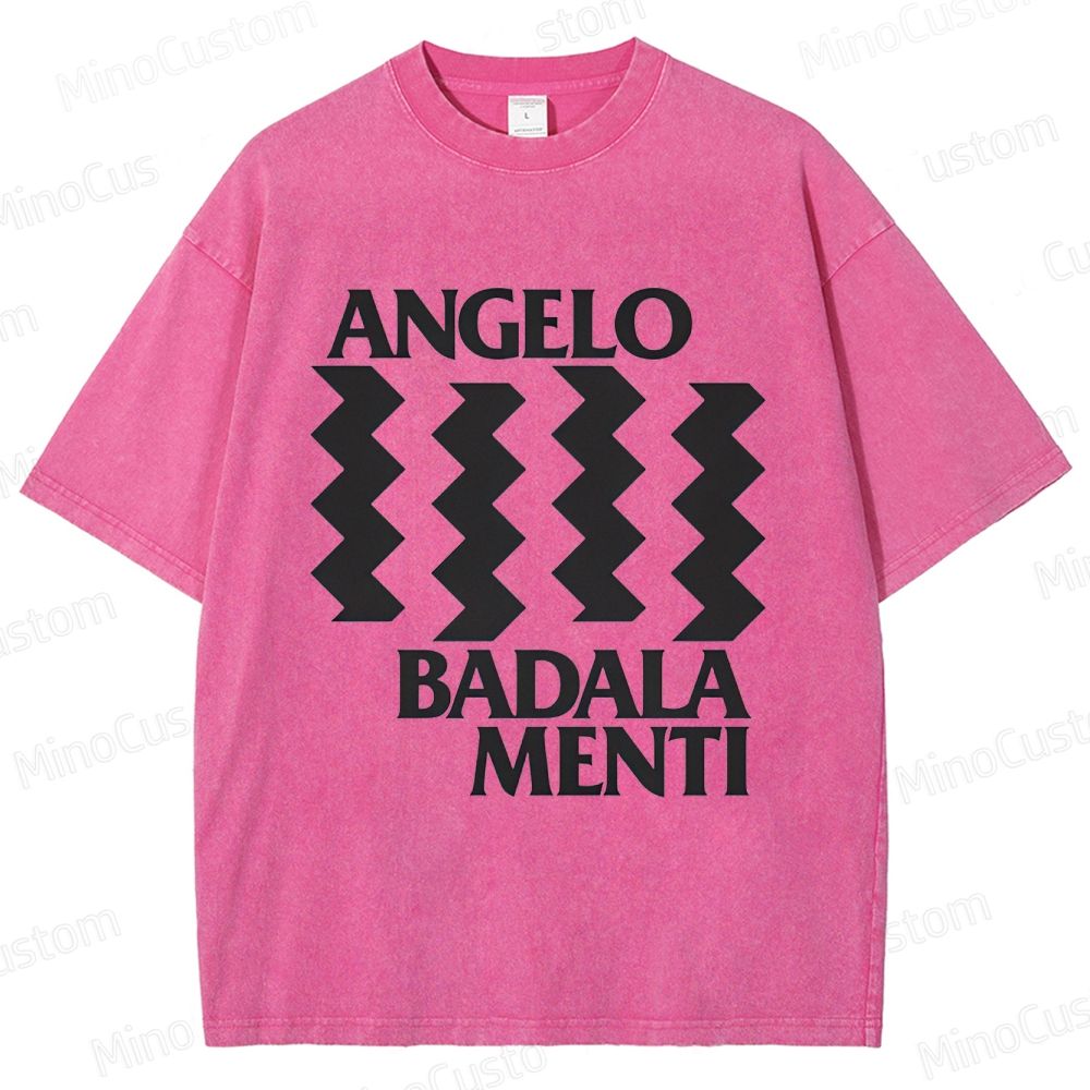 Angelo Badalamenti Graphic Washed T - Shirt