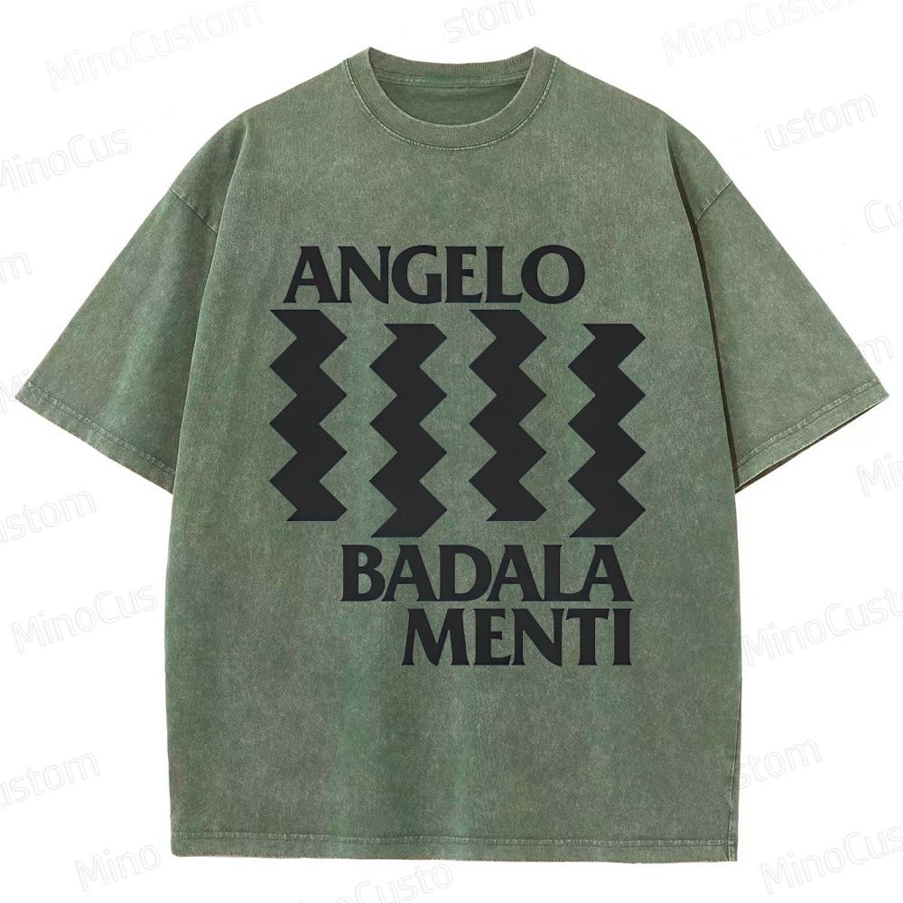 Angelo Badalamenti Graphic Washed T - Shirt