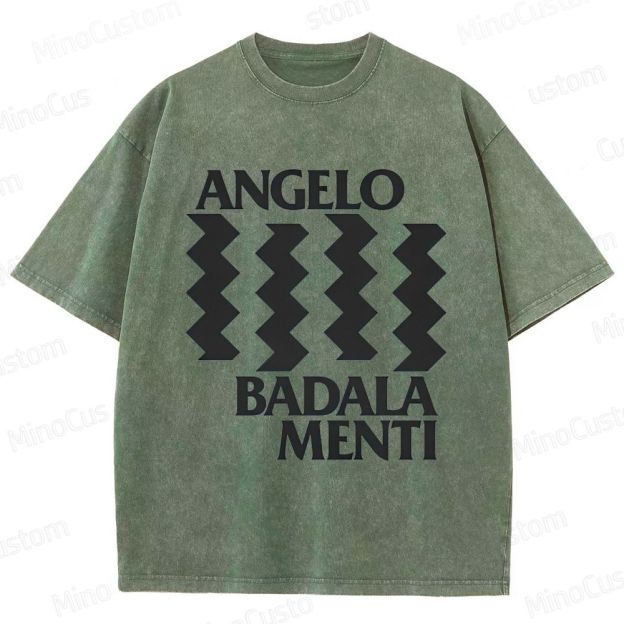 Angelo Badalamenti Graphic Washed T - Shirt
