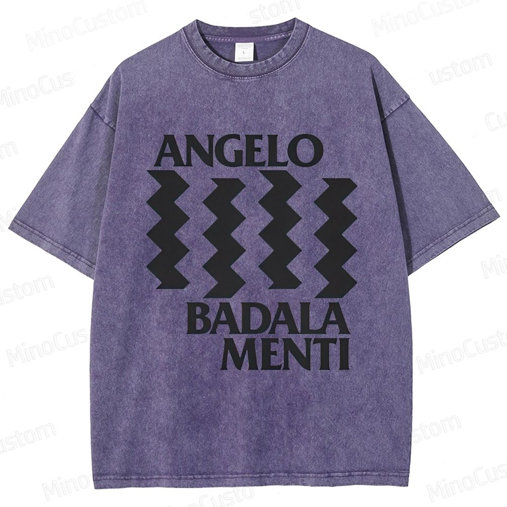 Angelo Badalamenti Graphic Washed T - Shirt