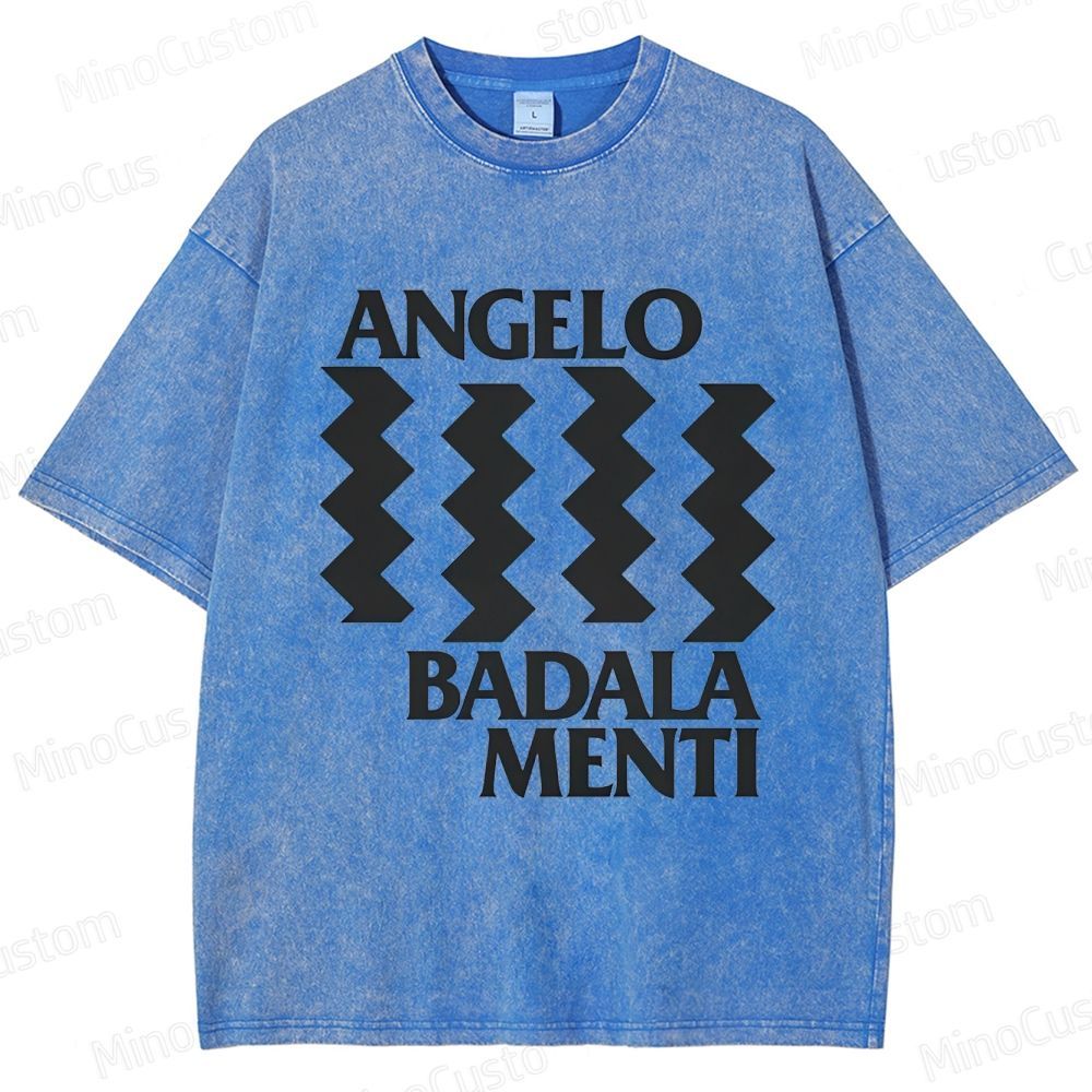 Angelo Badalamenti Graphic Washed T - Shirt