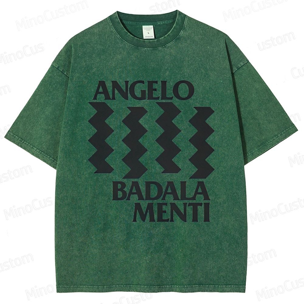 Angelo Badalamenti Graphic Washed T - Shirt