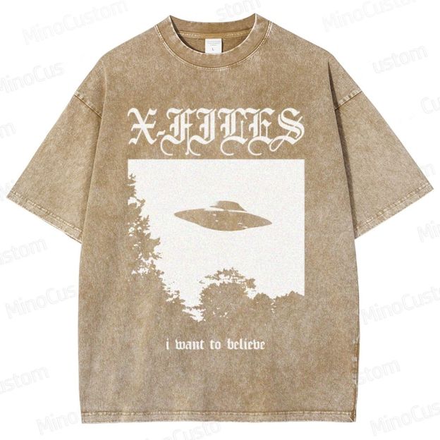 The X - Files TV Series Graphic Washed T - Shirt