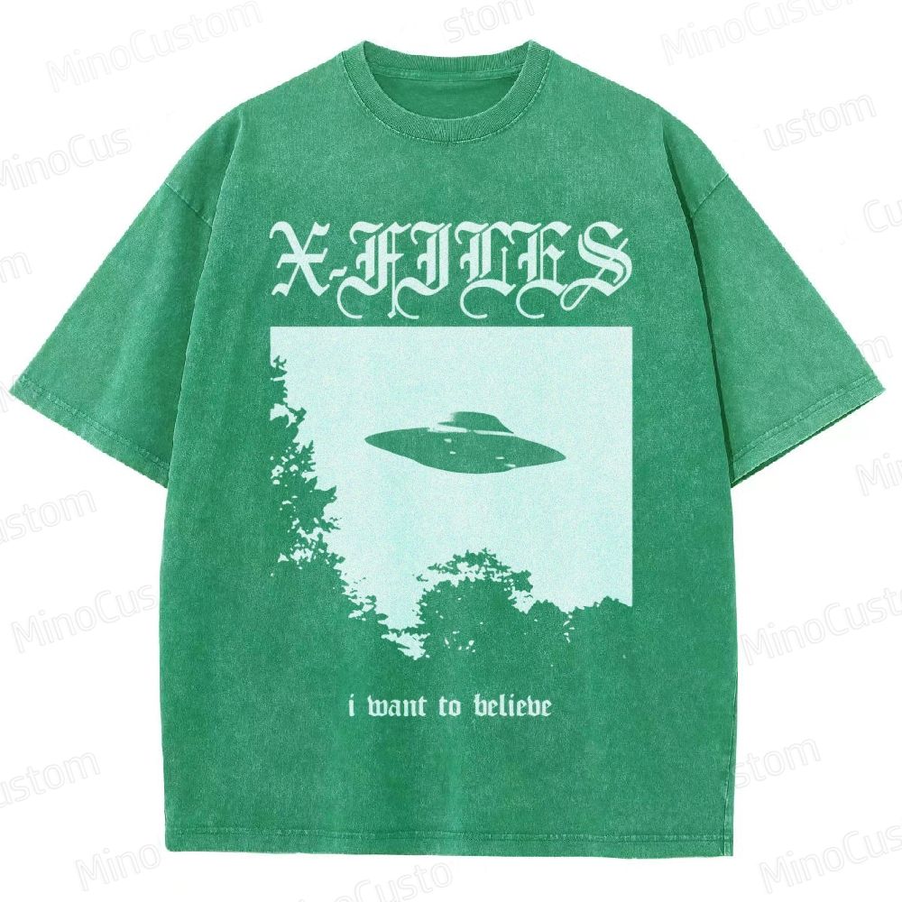The X - Files TV Series Graphic Washed T - Shirt
