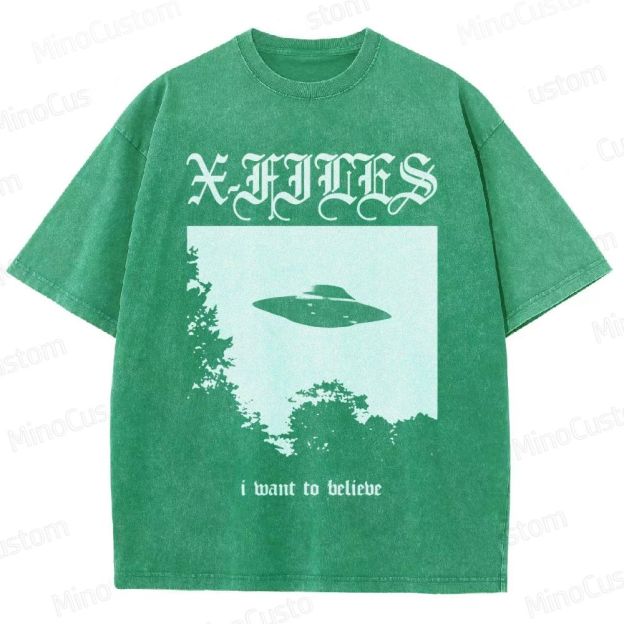 The X - Files TV Series Graphic Washed T - Shirt