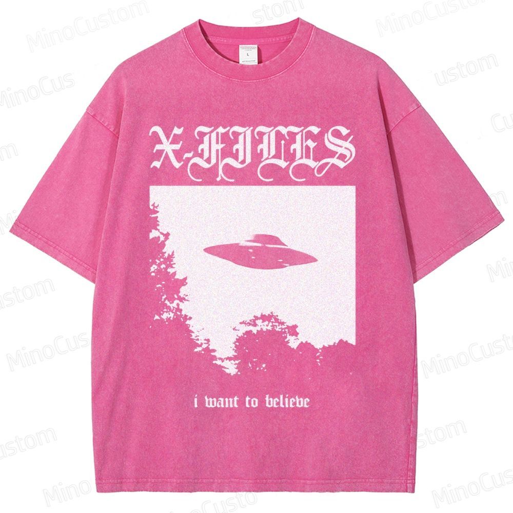 The X - Files TV Series Graphic Washed T - Shirt