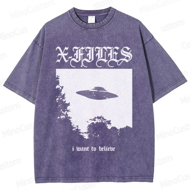 The X - Files TV Series Graphic Washed T - Shirt