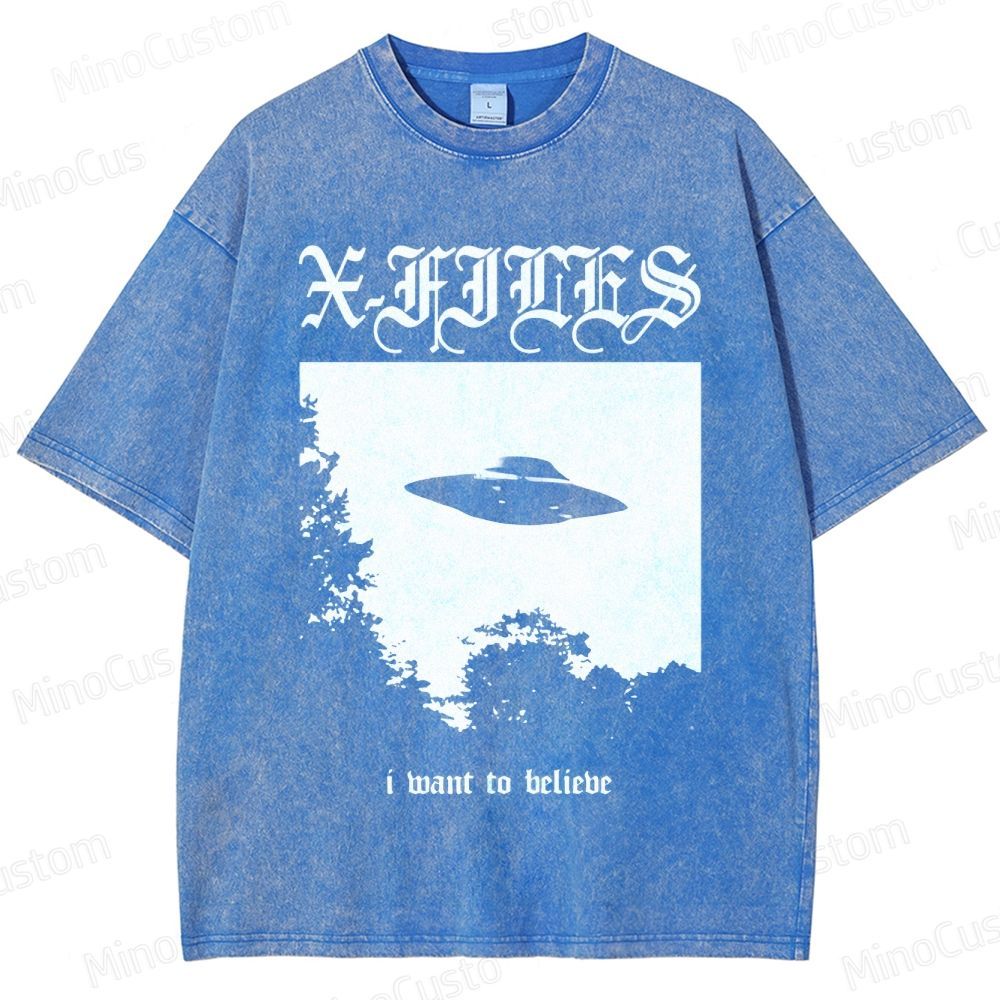 The X - Files TV Series Graphic Washed T - Shirt