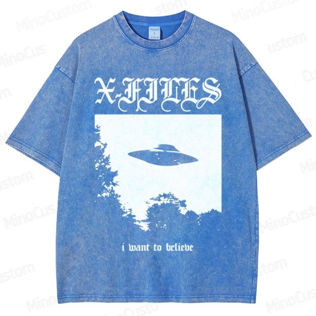 The X - Files TV Series Graphic Washed T - Shirt