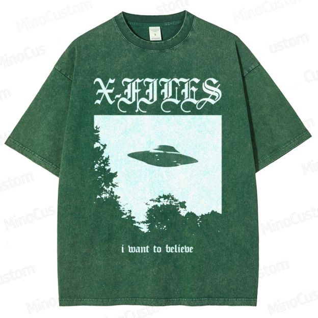The X - Files TV Series Graphic Washed T - Shirt