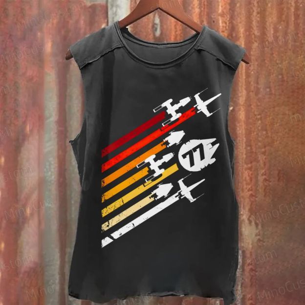 Retro Wars Vintage Washed Tank Top 