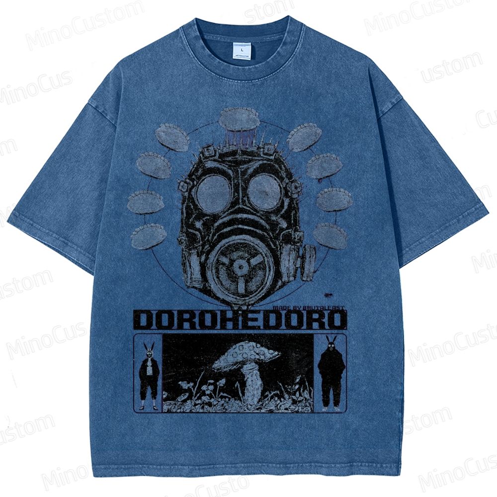 Vintage Washed Dorohedoro Graphic T - shirt