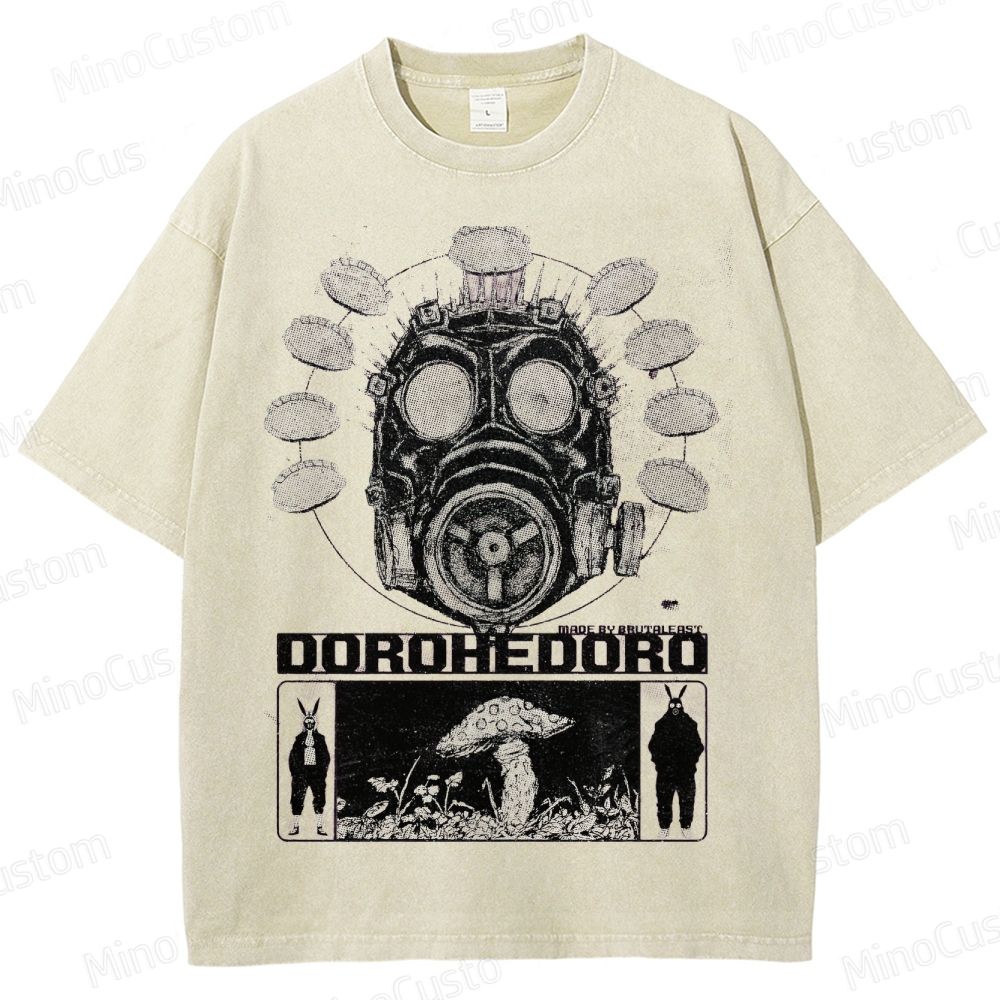 Vintage Washed Dorohedoro Graphic T - shirt