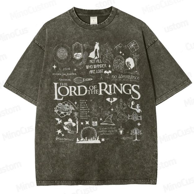 Lord of the Rings Collage Washed T-Shirt 