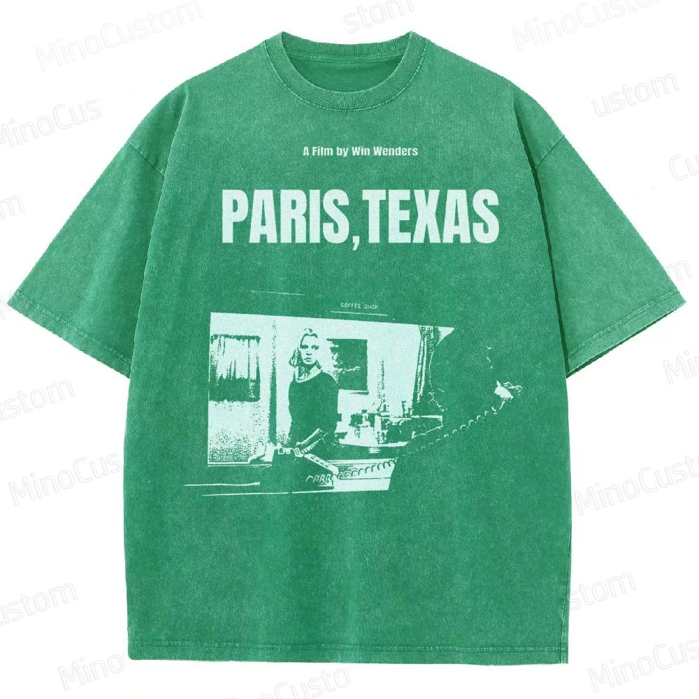 Wim Wenders Retro Film  Washed T-Shirt 