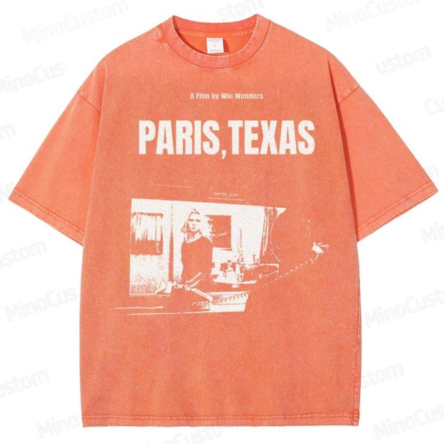 Wim Wenders Retro Film  Washed T-Shirt 