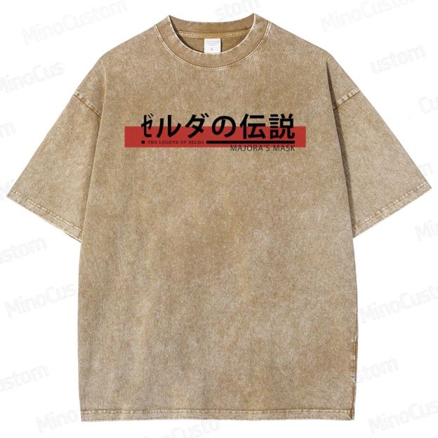 Vintage Washed The Legend of Zelda: Majora's Mask Graphic T - shirt