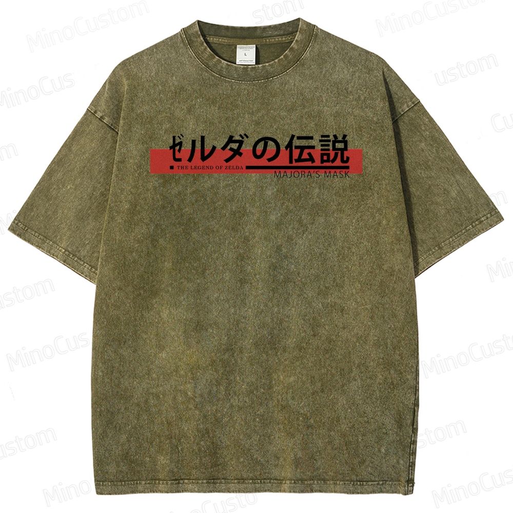 Vintage Washed The Legend of Zelda: Majora's Mask Graphic T - shirt