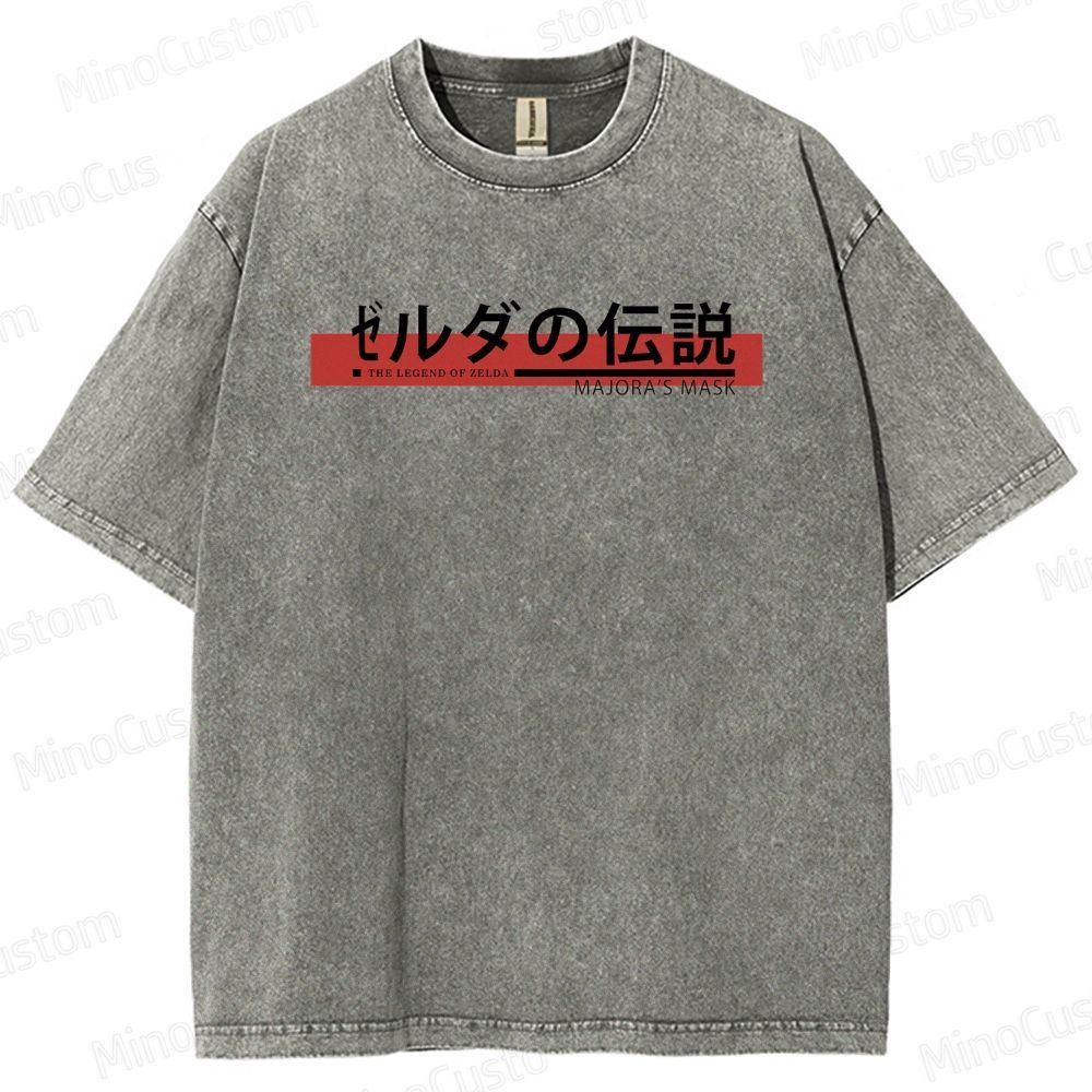 Vintage Washed The Legend of Zelda: Majora's Mask Graphic T - shirt