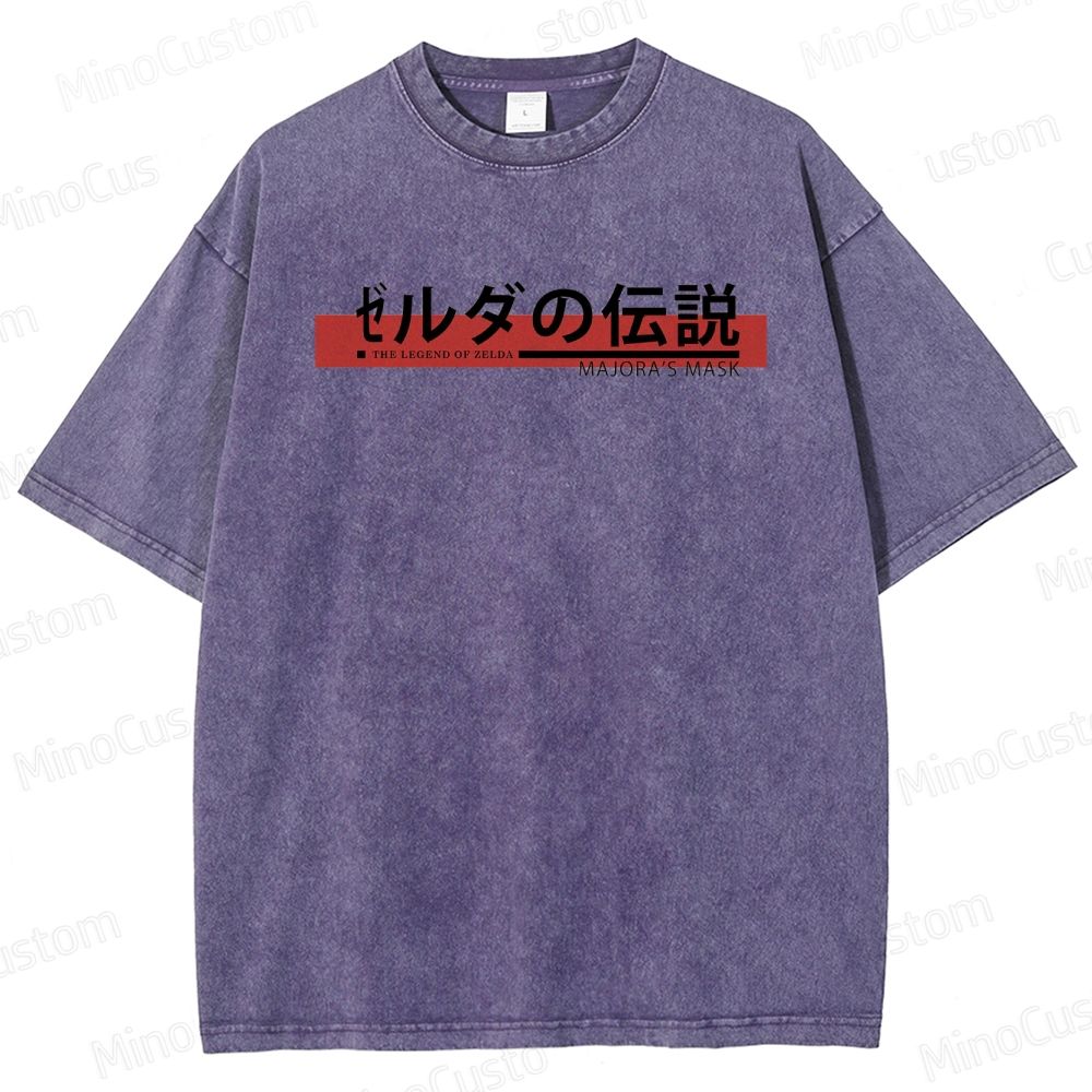 Vintage Washed The Legend of Zelda: Majora's Mask Graphic T - shirt