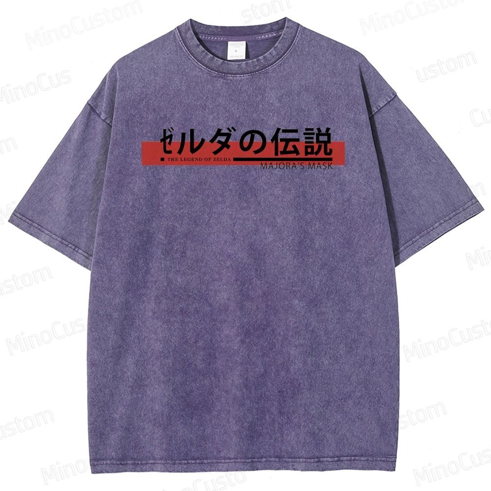 Vintage Washed The Legend of Zelda: Majora's Mask Graphic T - shirt