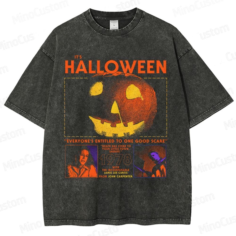 Vintage Washed Halloween Halloween (1978) Graphic T - shirt